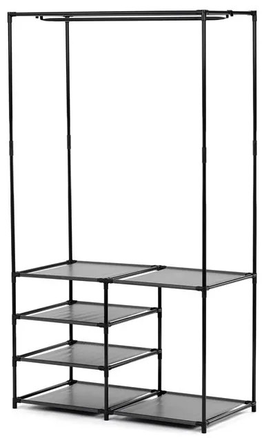 Fekete Fém Ruhafogas. GD-172 BK