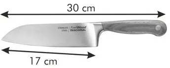 Tescoma FEELWOOD Santoku kés, 17 cm