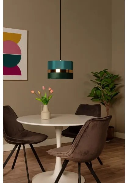 Lucide 10409/01/33 - Csillár zsinóron EXTRAVAGANZA TUSSE 1xE27/60W/230V zöld