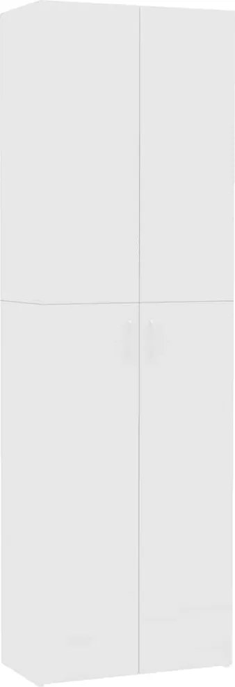 vidaXL fehér szerelt fa irodaszekrény 60 x 32 x 190 cm