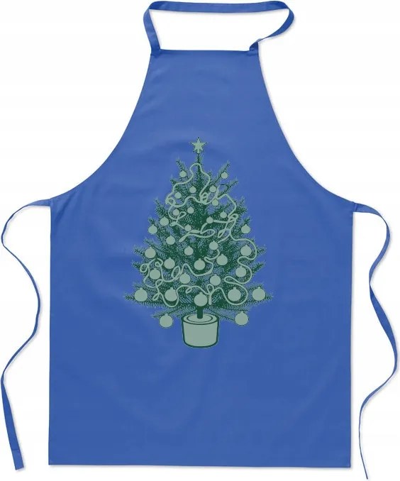 Karácsonyi konyhai kötény Piros karácsonyfa