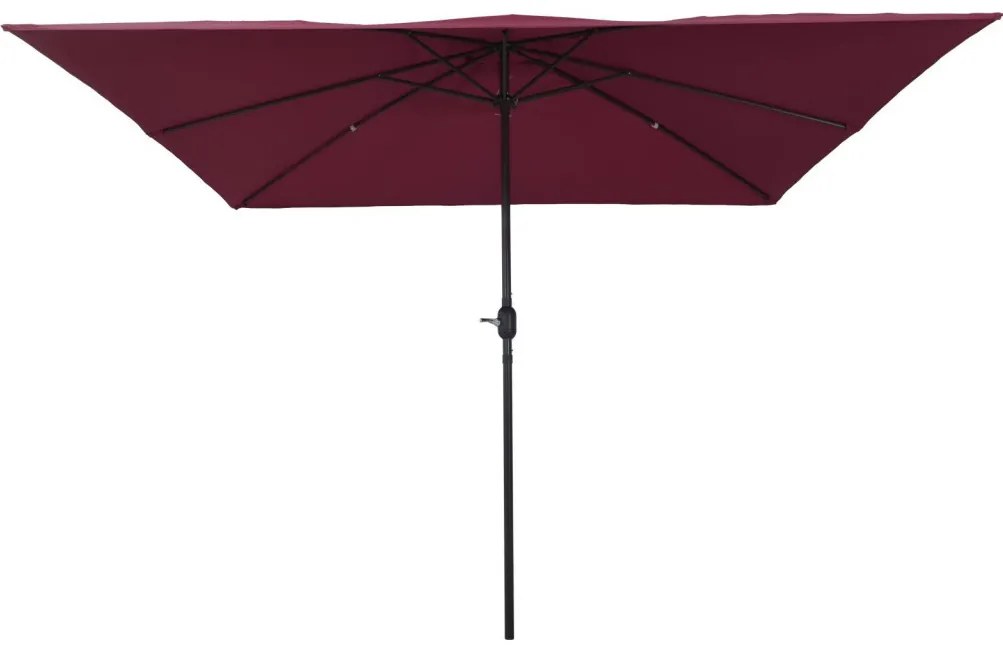 Négyzetes Kerttél 295x245 cm Bordeaux Piros
