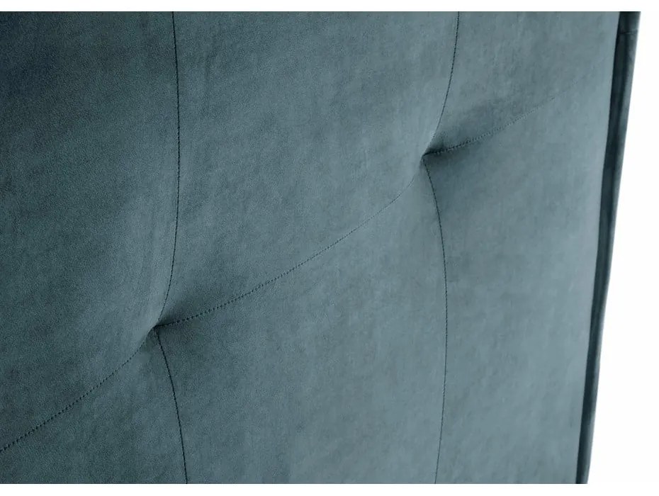 Petróleumkék ágytámla 160x120 cm Monica – Milo Casa