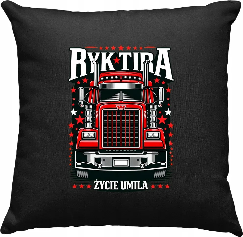 Ryk Tira párna, fekete