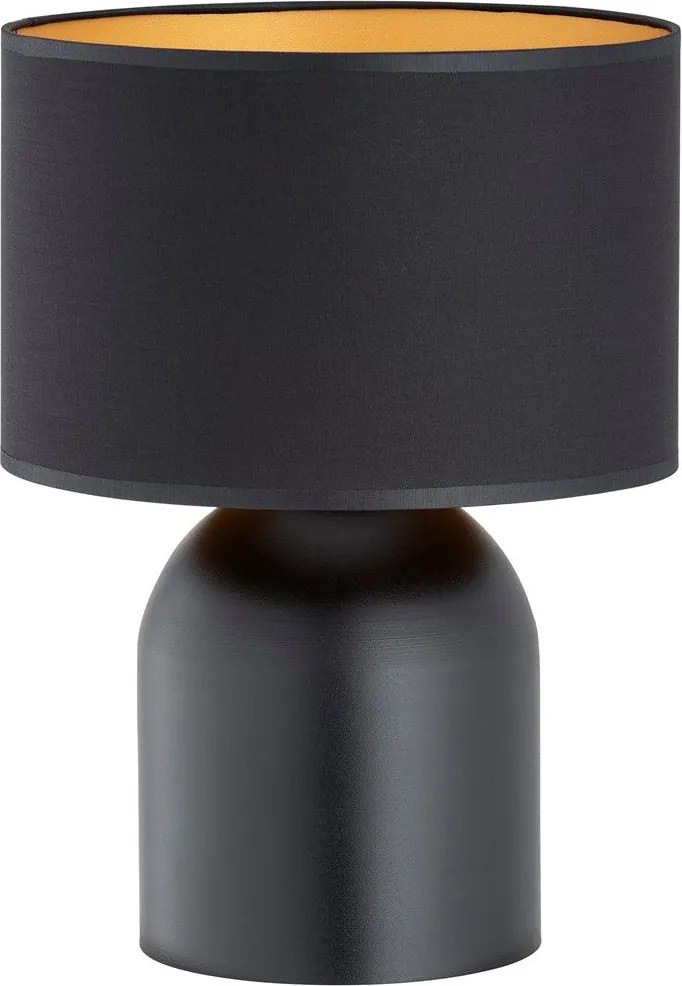 Emibig modern asztali lámpa aspen fekete arany emi1323/ln1