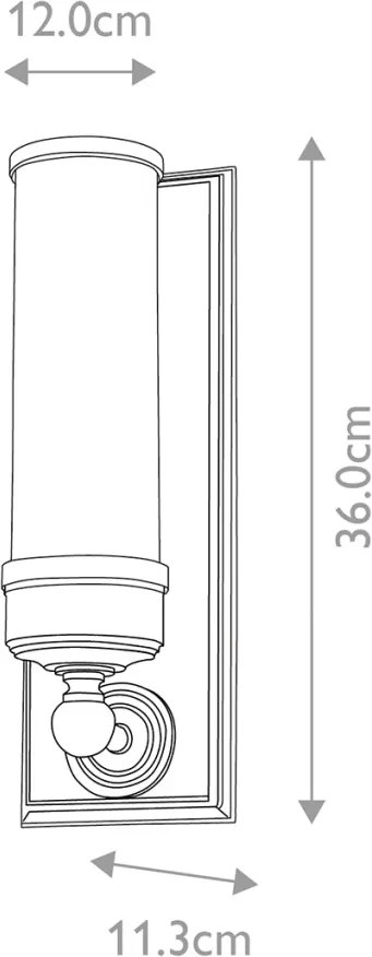 Elstead Lighting WORCESTER BATH-WS1 Fali lámpa 1x40W/G9 IP44