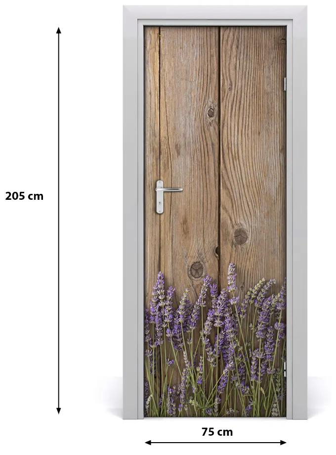 Fotótapéta ajtóra Lavender fa 95x205 cm
