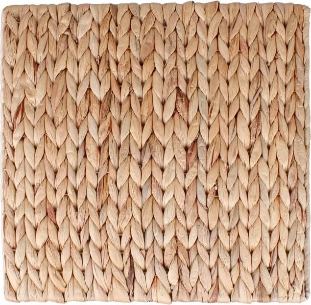 Boho Négyzet Alakú Asztali Alátét Vízi Jácintból 35x35 cm