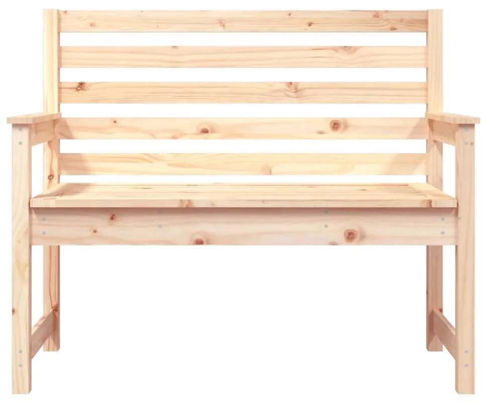 tömör fenyőfa kerti pad 109x48x91,5 cm