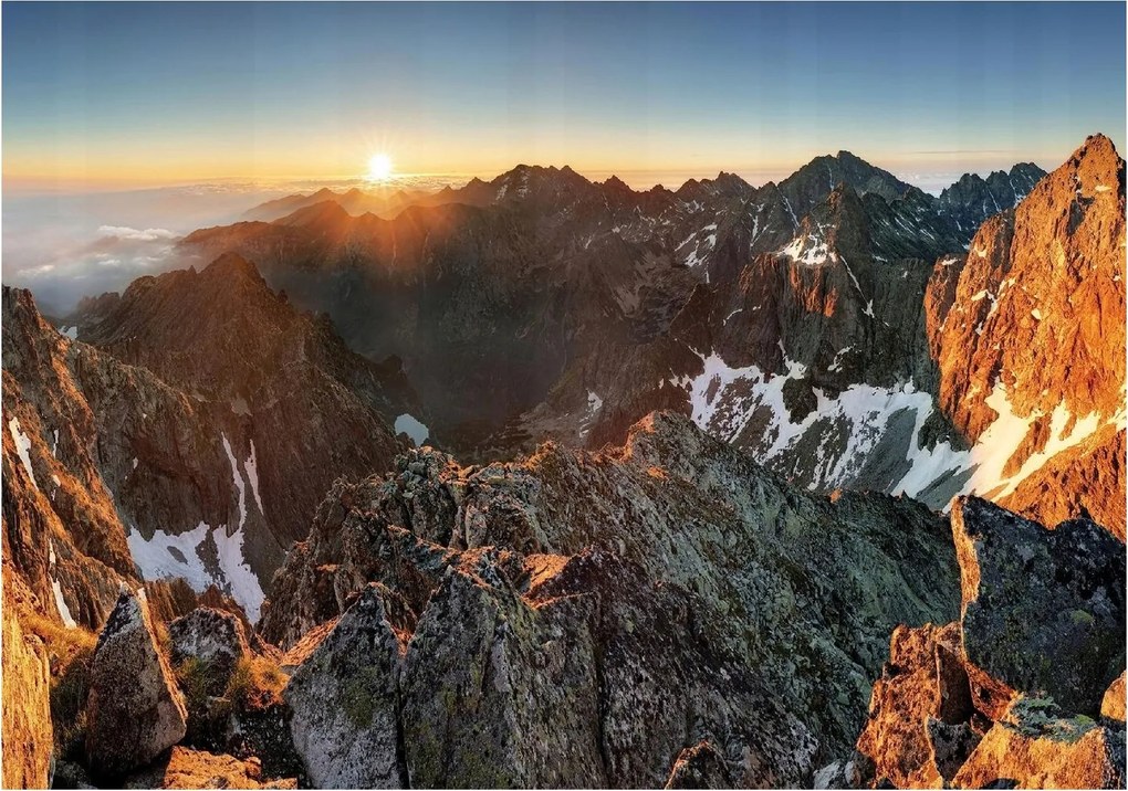 Fotótapéta Tátra Hegyek Táj Hegyek Természet Kilátás Tapéta Falra 368x254