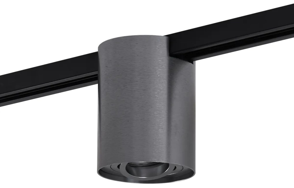 Modern 1 fázisú sín spot lámpa, bronzos - Iconic Rondoo Up