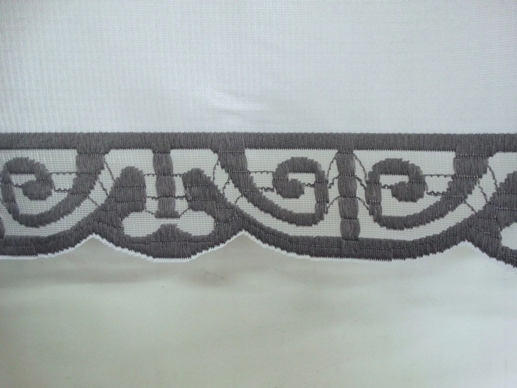 Mg Függöny 573/116 Szürke 300X180cm készre varrva M