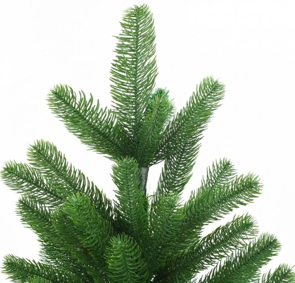 Zöld műfenyő élethű tűlevelekkel 210 cm