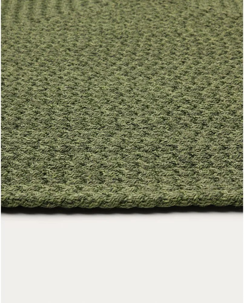 Zöld kültéri-beltéri szőnyeg újrahasznosított szálakból 160x230 cm Despas – Kave Home