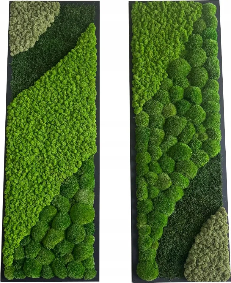 Vászonkép szett mohapárna, lapos |120x40 cm