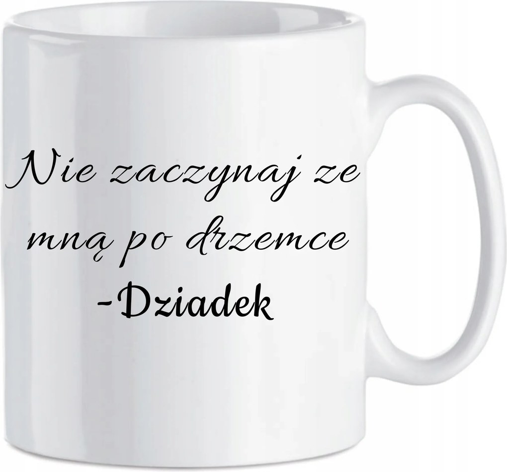 Kerámia bögre Ajándék Nagyszülők napja Ne kezdj velem szunyókálni