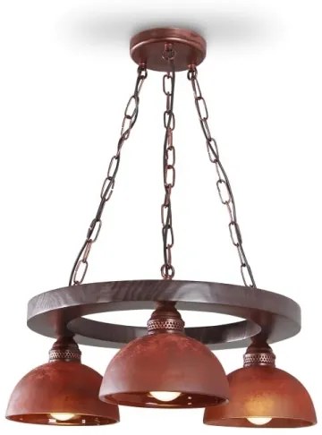 Csillár láncon VIRIONI 3xE27/60W/230V