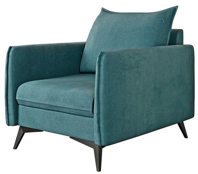 Petróleumkék fotel Juli Bis – Ropez