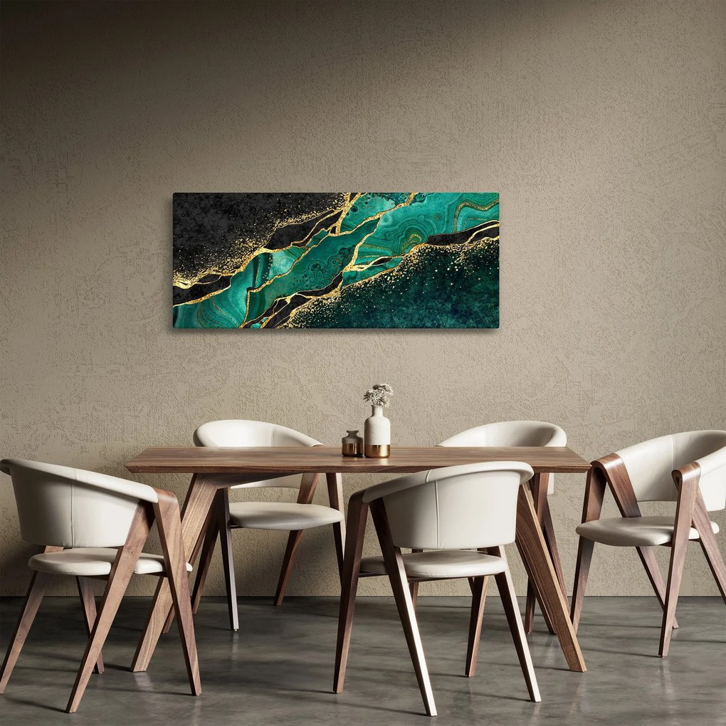 Kép - Kerozin-arany márványozás (120x50 cm)