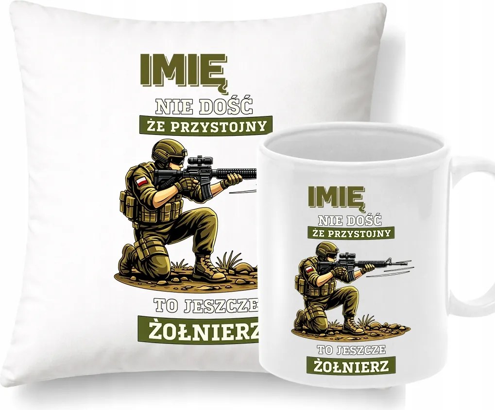 Párna Bögre Szett Ajándék Katonai Katona Név Ajándék