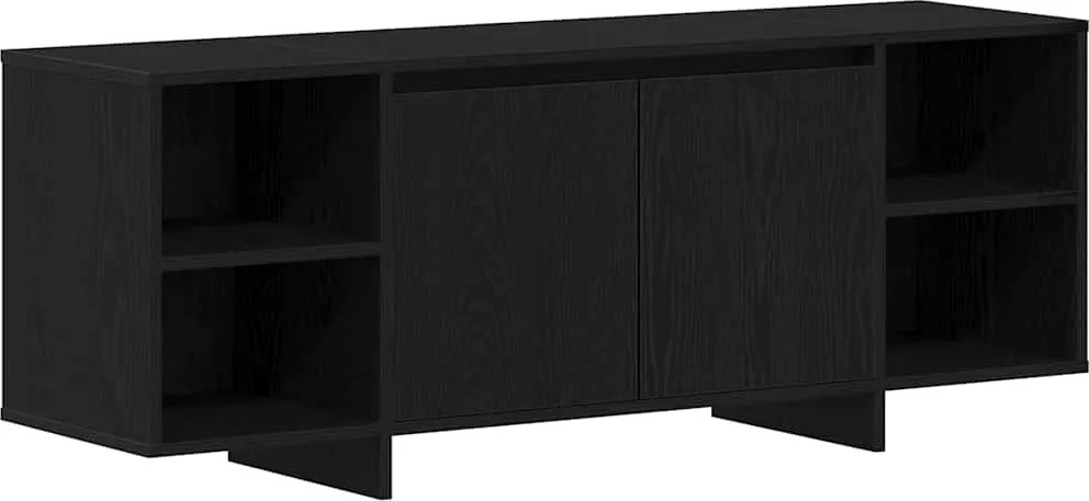 vidaXL TV szekrény Fekete tölgy 120 x 30 x 40,5 cm Faanyag