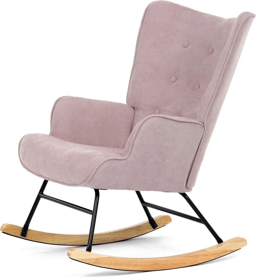 Hinta fotel rózsaszín szövet kárpittal AK-371 PINK2