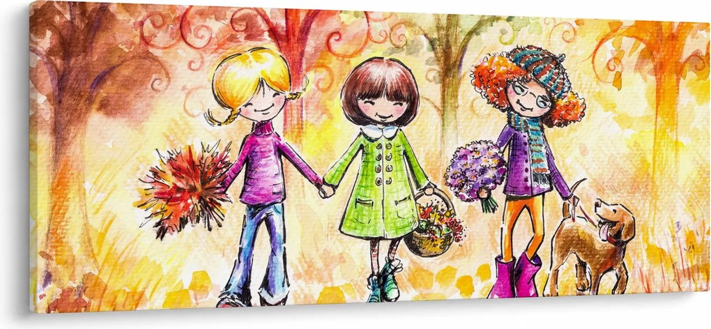 Kép - barátság (120x50 cm)