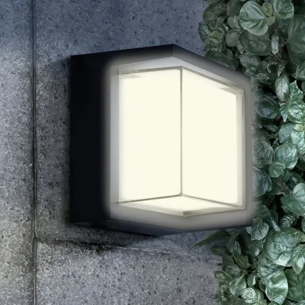 LED Kültéri fali lámpa ESSEN LED/12W/230V IP44 fekete