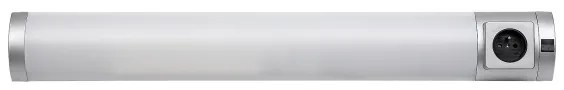Rabalux 78039 - LED Pultmegvilágító aljzattal SOFT 2E LED/8W/230V 4000K 68cm ezüst