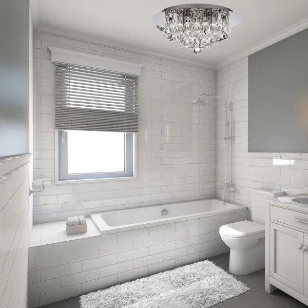 Searchlight 3404-4CC - HANNA mennyezeti lámpa 4xG9/33W/230V