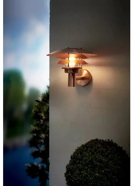 Nordlux - Kültéri fali lámpa VENO 1xE27/60W/230V IP54 rézszínű