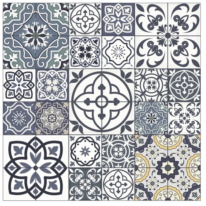 Floor Sticker Romana padlómatrica, 40 x 40 cm - Ambiance