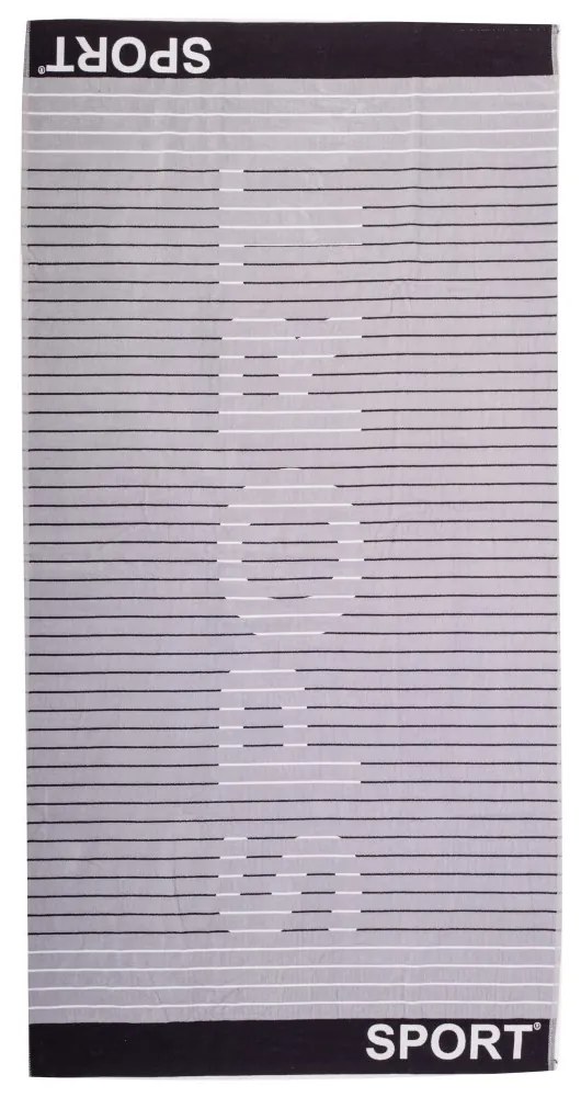 Sport Szürke strandtörölköző