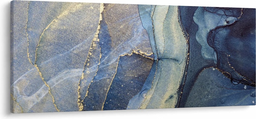 Kép - Absztrakció alkoholos tintával (120x50 cm)