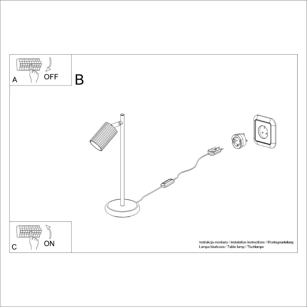 Téglavörös asztali lámpa (magasság 43 cm) Gleam – Nice Lamps