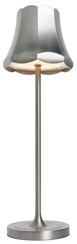 Retro asztali lámpa fegyveres szürke újratölthető IP44 - Granny