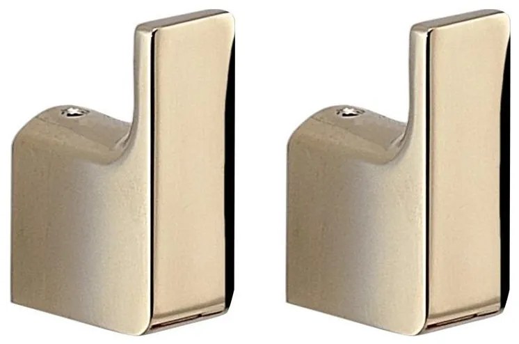 Gedy - PIRENEI 2 db-os fali kampó szett, arany