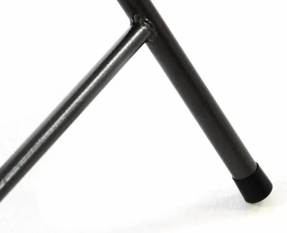 GARTHEN Kerti bárasztal kerek rattan utánzat 110 cm  fekete