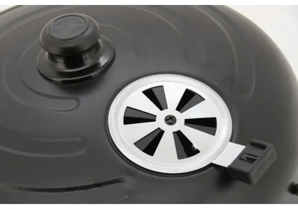 Faszénfüstölő ház 3 az 1-ben fekete