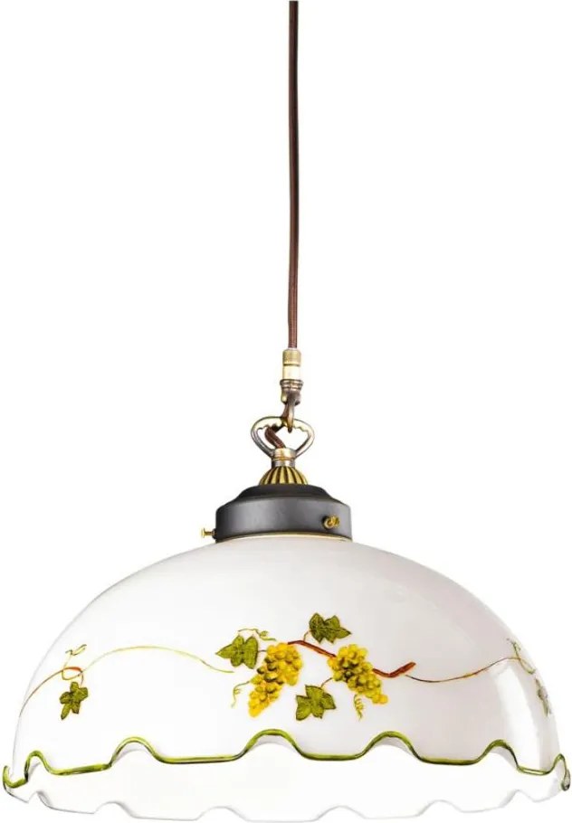 Kolarz 731.32.112 - NONNA kábelre függesztett csillár 1xE27/75W/230V Ø 36 cm borvörös