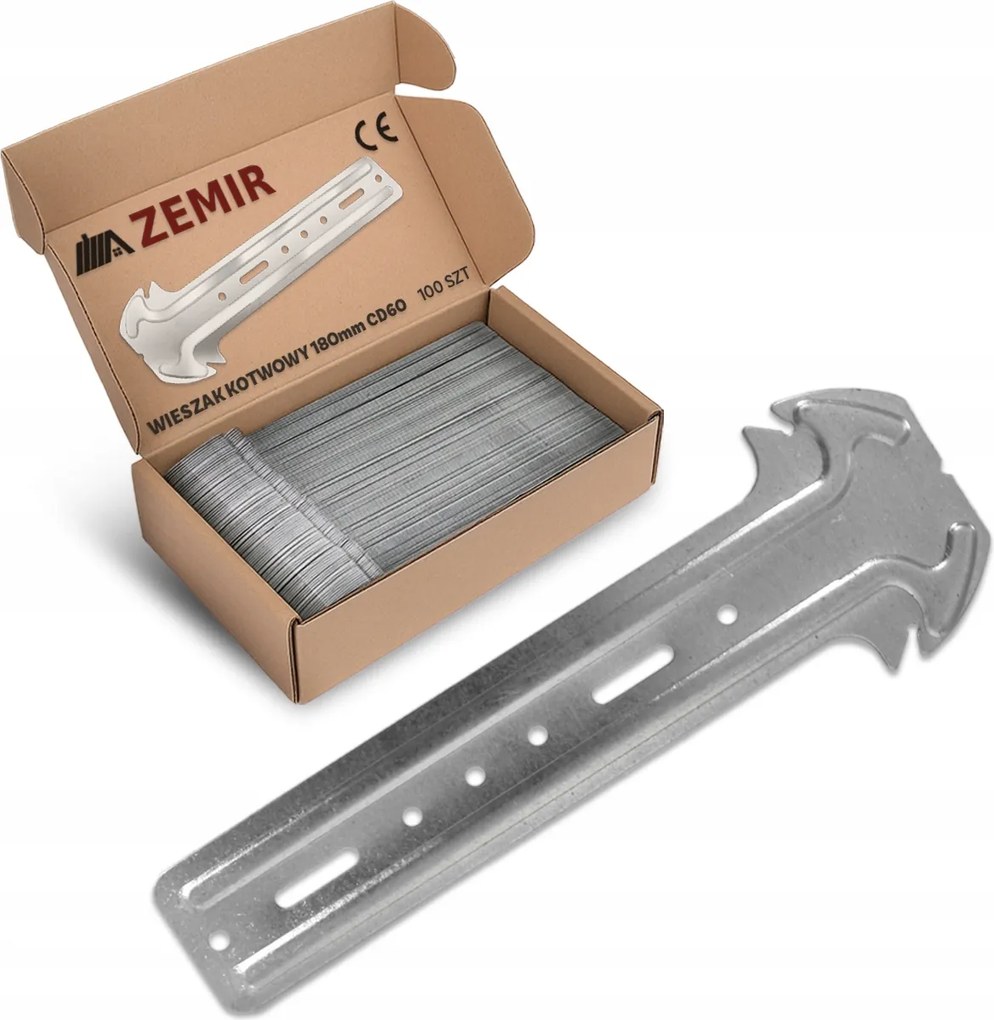 Gomba Horgony Akasztó Tetőtérhez 18cm 180mm 1mm 100db