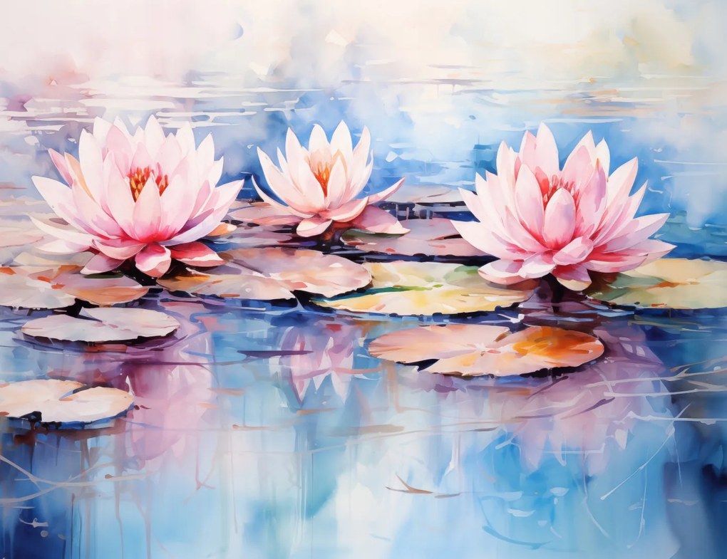 Poszter 65x50cm Csendes tükröződések