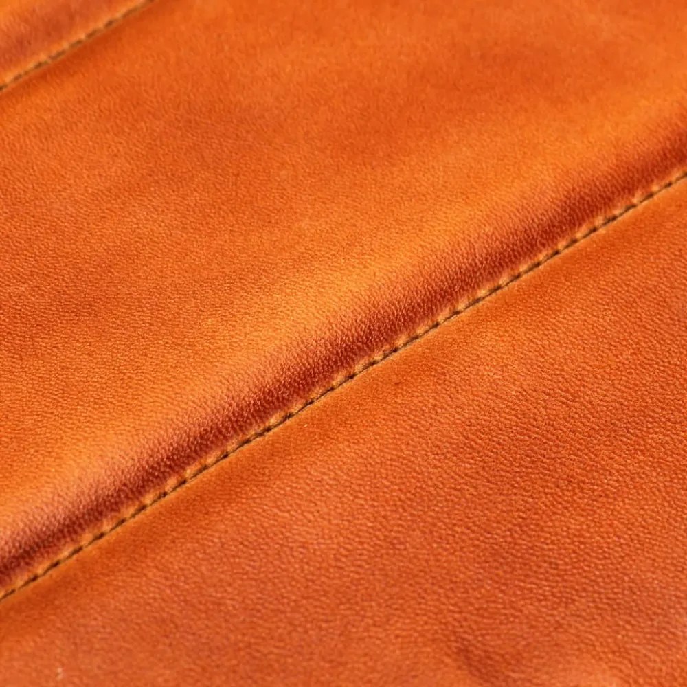 sárgásbarna valódi bőr karosszék