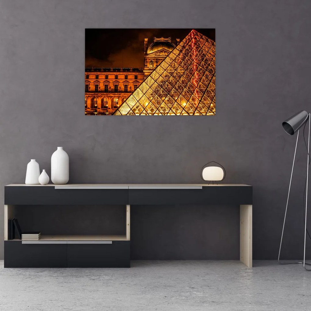 A párizsi Louvre képe (90x60 cm)