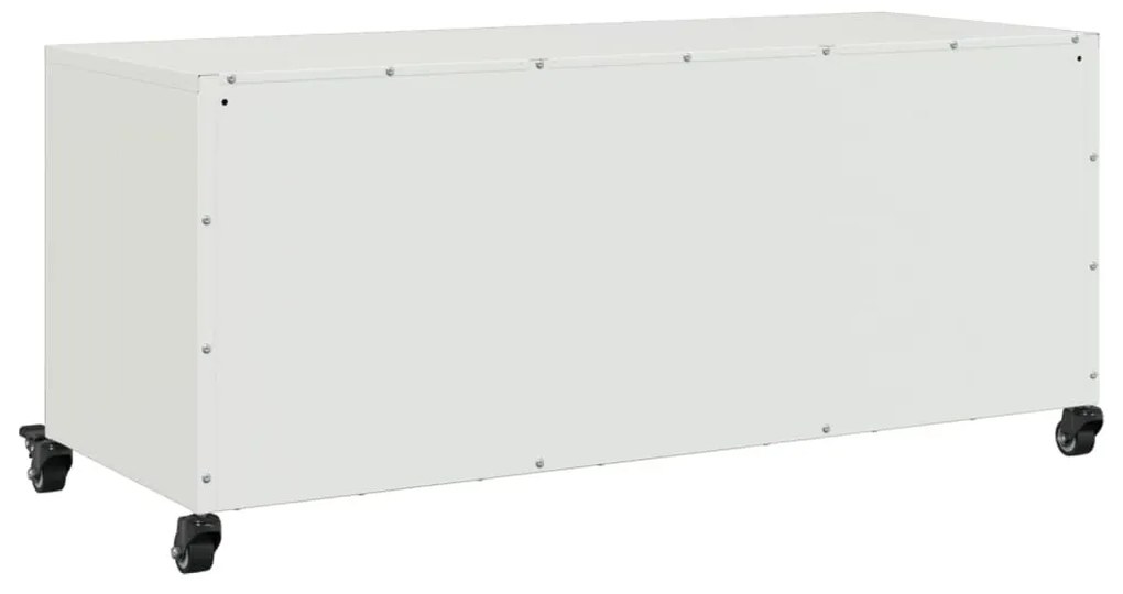 fehér acél TV-szekrény 100,5 x 39 x 43,5 cm