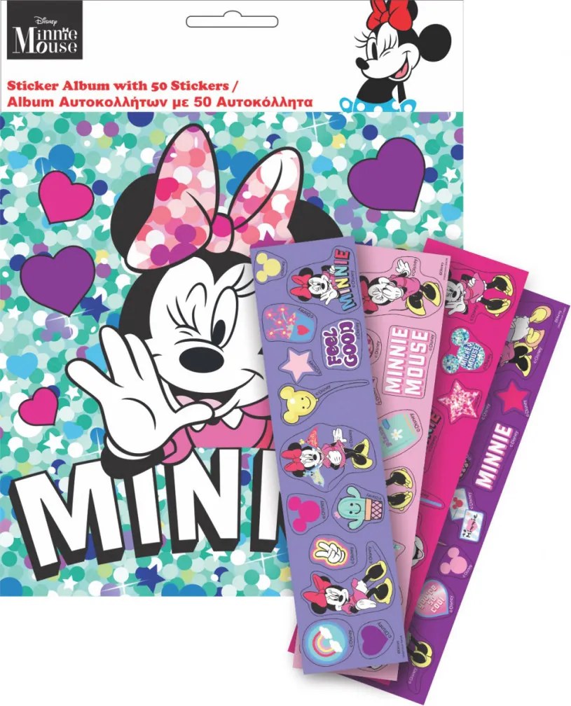 Disney Minnie Looking matricás album 50 db matricával