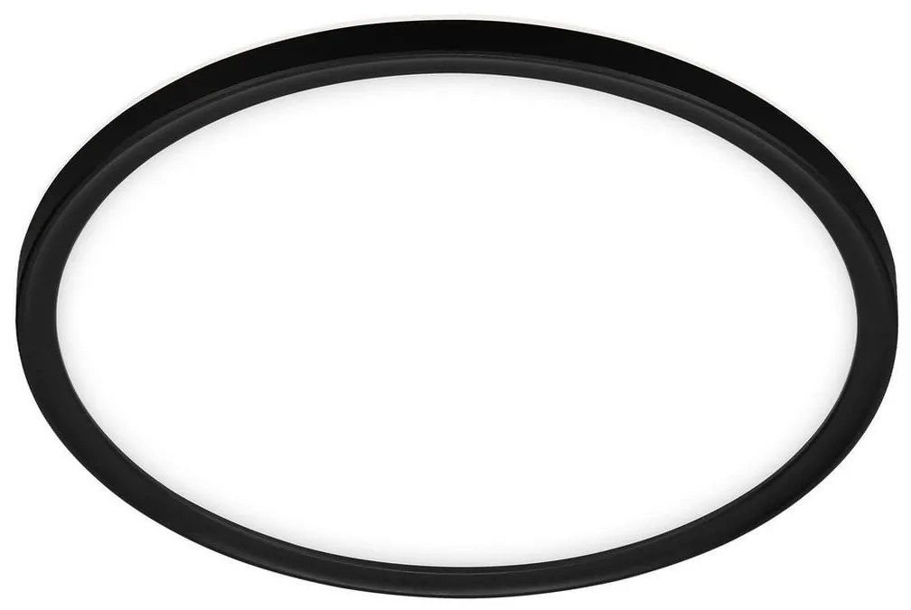 Briloner 3642-415 - LED Fürdőszobai mennyezeti lámpa SLIM LED/19W/230V IP44 fekete