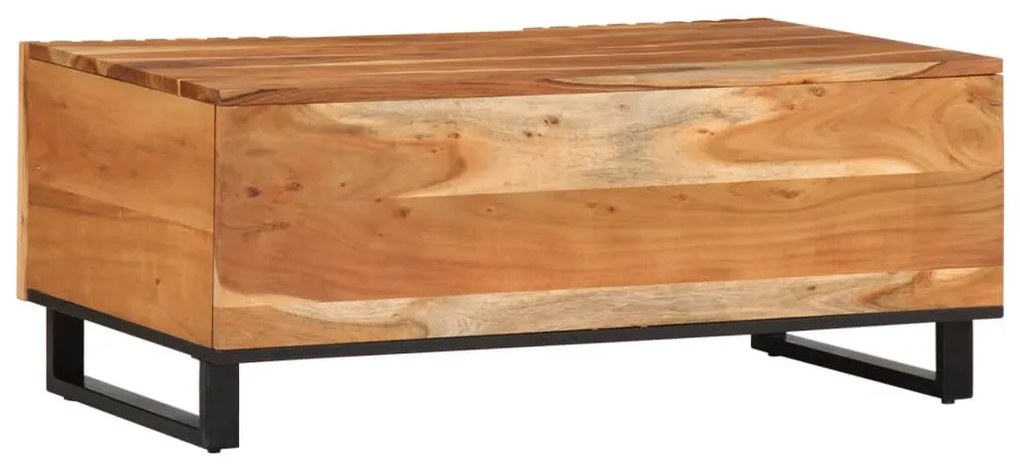 Tömör akácfa dohányzóasztal 100 x 55 x 40 cm