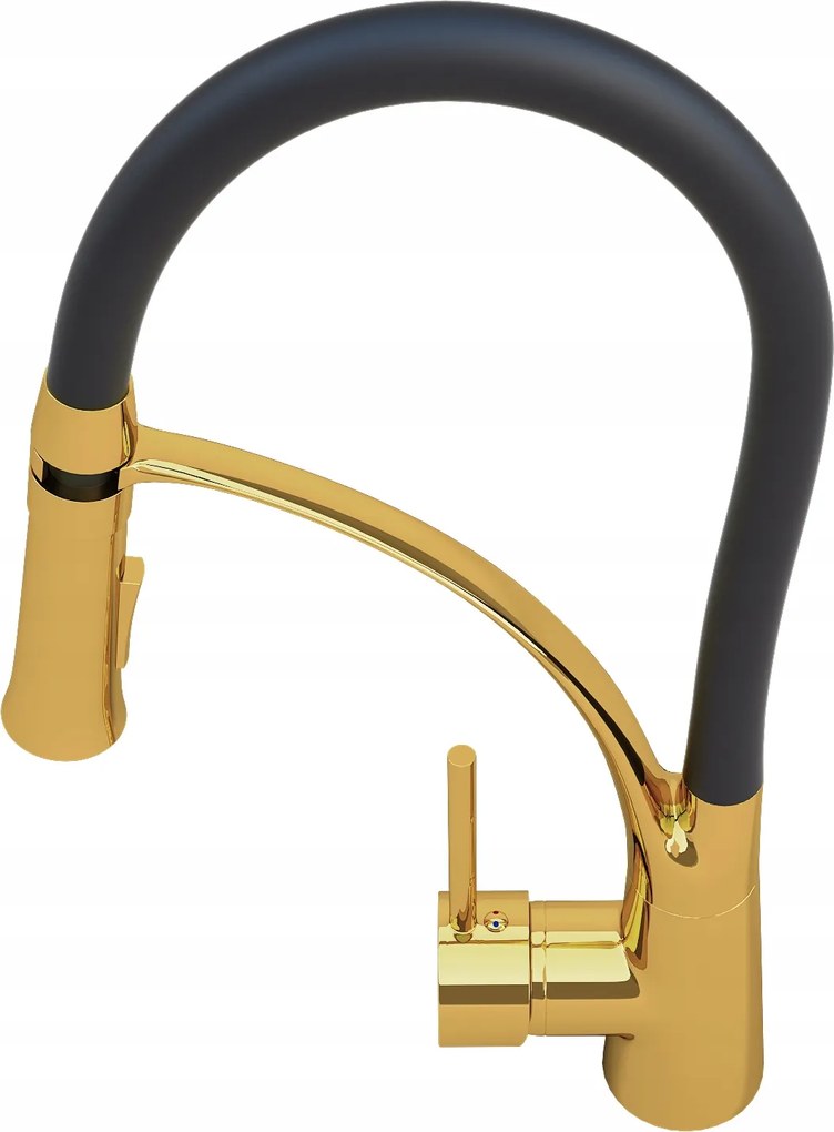 Arany Színű Nexo Konyhai Csaptelep Kihúzható Kifolyócsővel