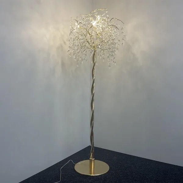 Kristály állólámpa 5xG9/40W/230V arany